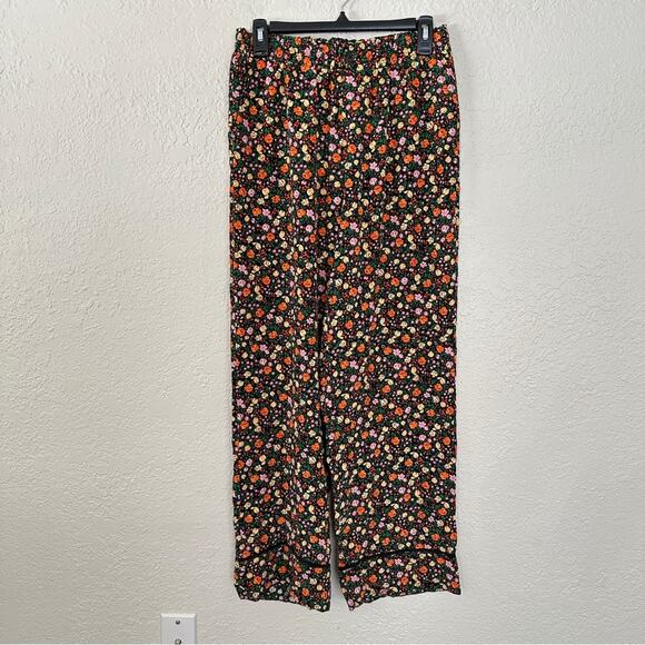 GANNI Joycedale Floral Silk Pants 36 Small - Picture 2 of 7